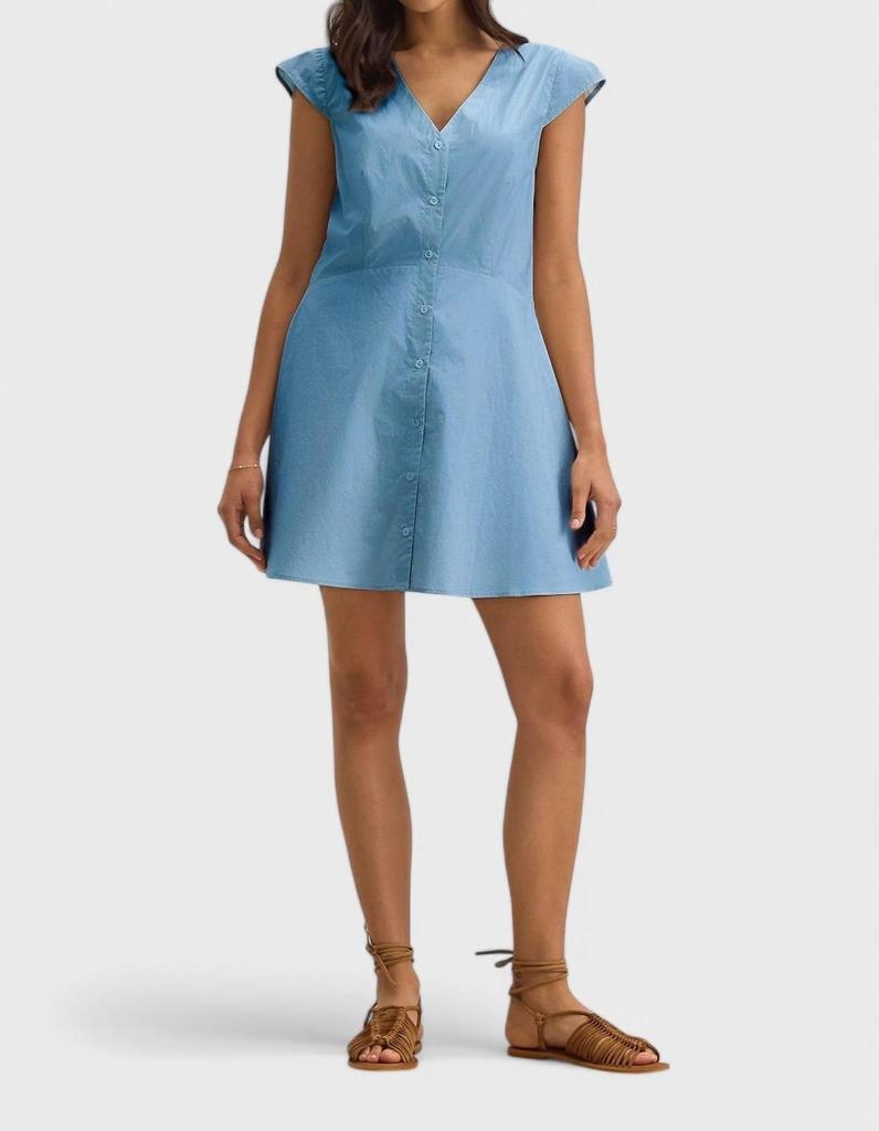 Velvet by Graham & Spencer Inette Dress In Pacific