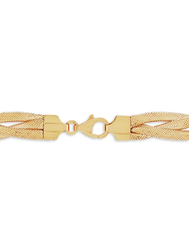 Saks Fifth Avenue 14K Yellow Gold Wheat Chain Necklace 2