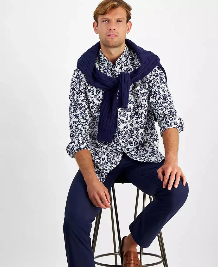 Club Room Men's Floral Poplin Shirt, Created for Macy's 2