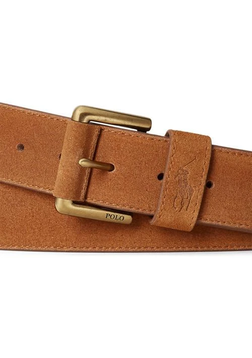 Ralph Lauren Roller-Buckle Suede Belt - Belts - BeyondStyle display picture 3