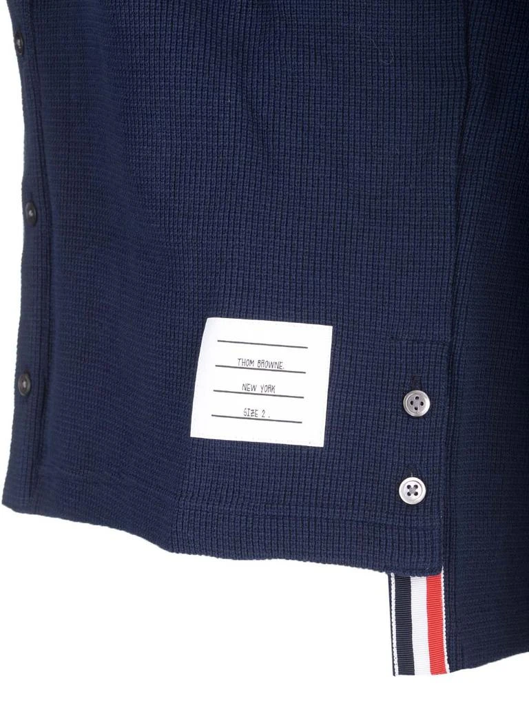 Thom Browne Thom Browne Textured Short-Sleeved Polo Shirt 5