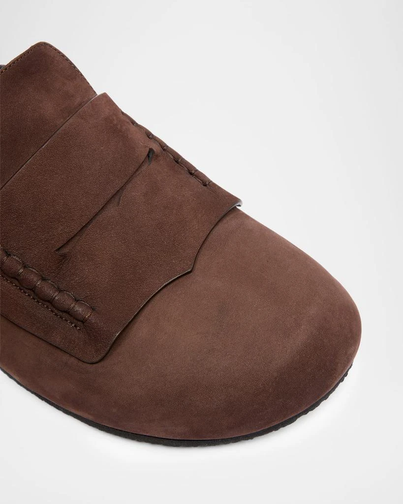 Jacquemus Men's Les Moccasin Suede Mules 5