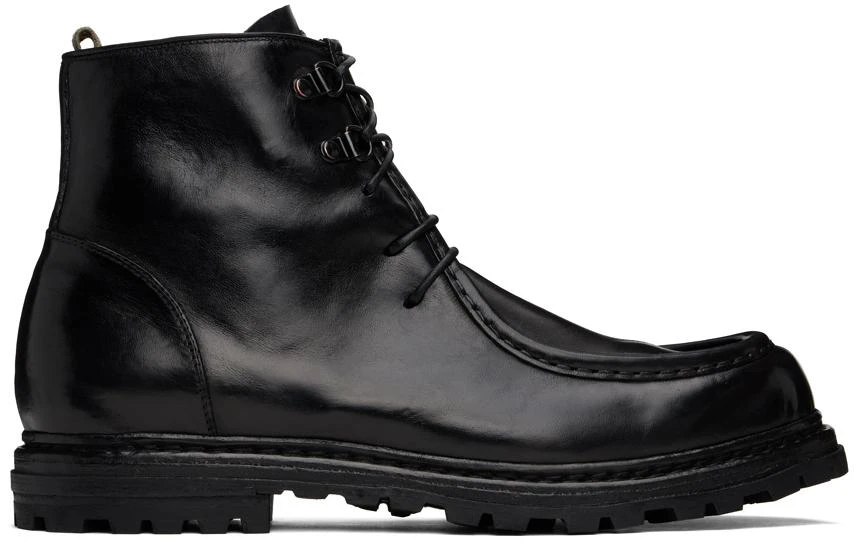 Officine Creative Black Volcov 010 Boots 1