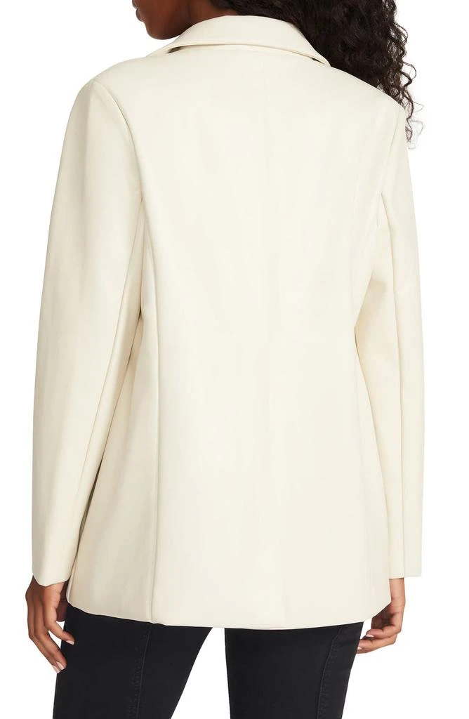 Steve Madden Faux Leather Boyfriend Blazer 2