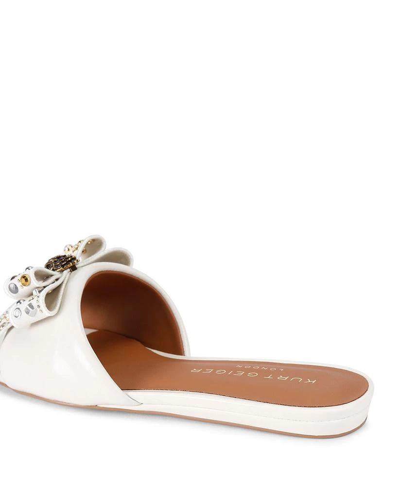 Kurt Geiger Women's Kensington Bow Slide Sandals 3
