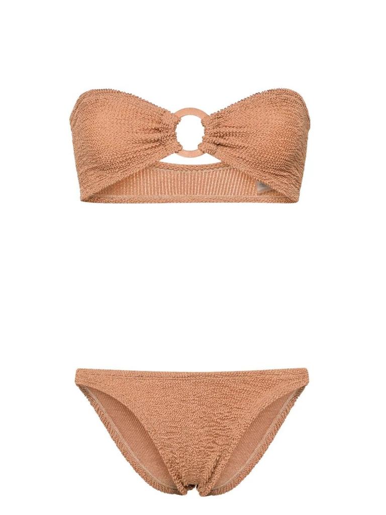 Hunza G Hunza G `Gloria` Bikini With Fabric Covered Hoops