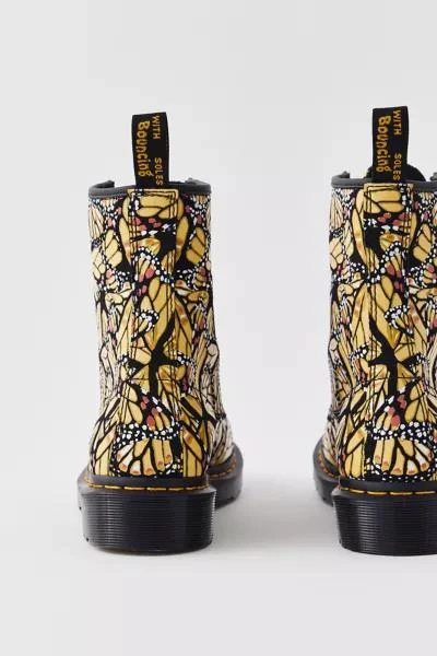 Dr. Martens Dr. Martens Women's 1460 Butterfly Print Suede Lace-Up Boot 4