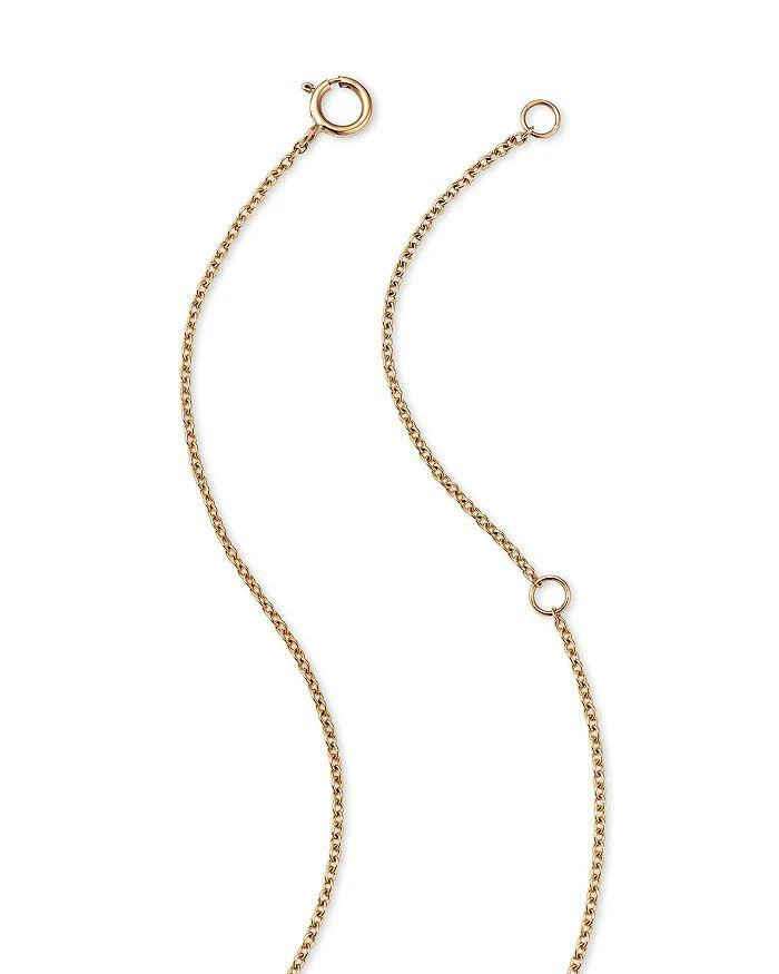 Moon & Meadow 14K Yellow Gold Diamond Monkey Pendant Necklace, 16-18" 4