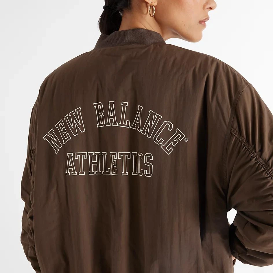 New Balance Graphic Woven Bomber Jacket 6