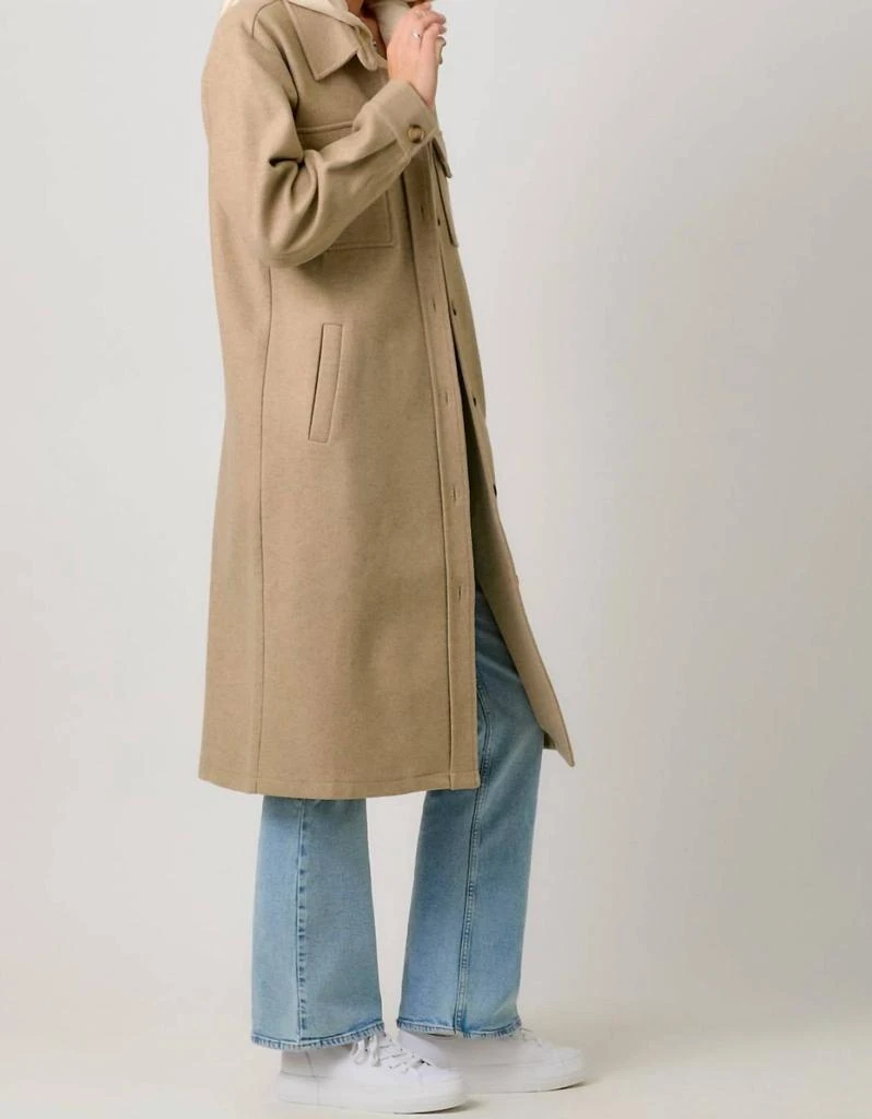 mystree Mystree - Twofer Hoodie Solid Coat 3