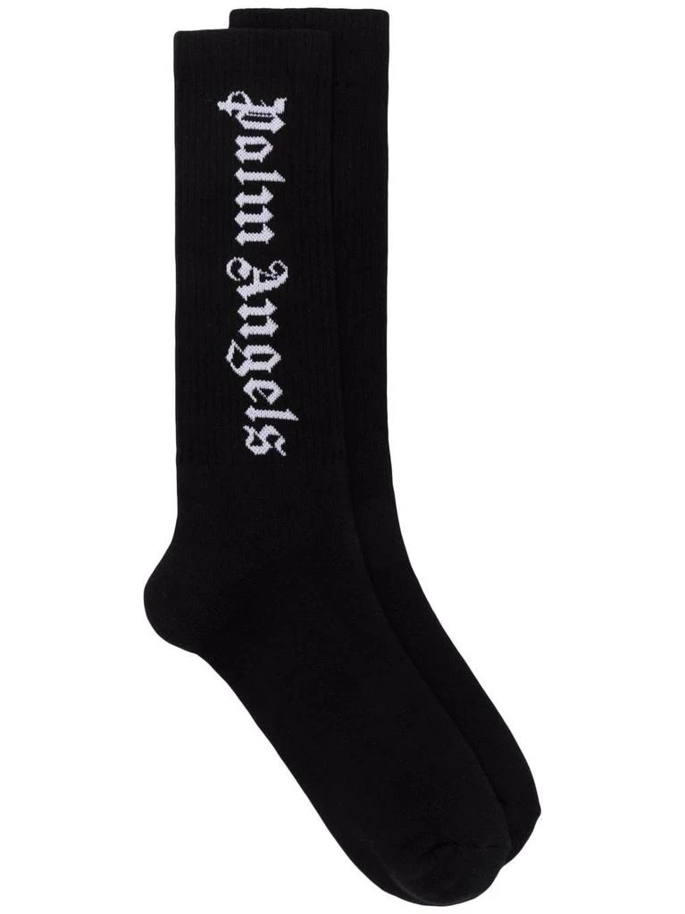 NA Intarsia logo black Socks 1