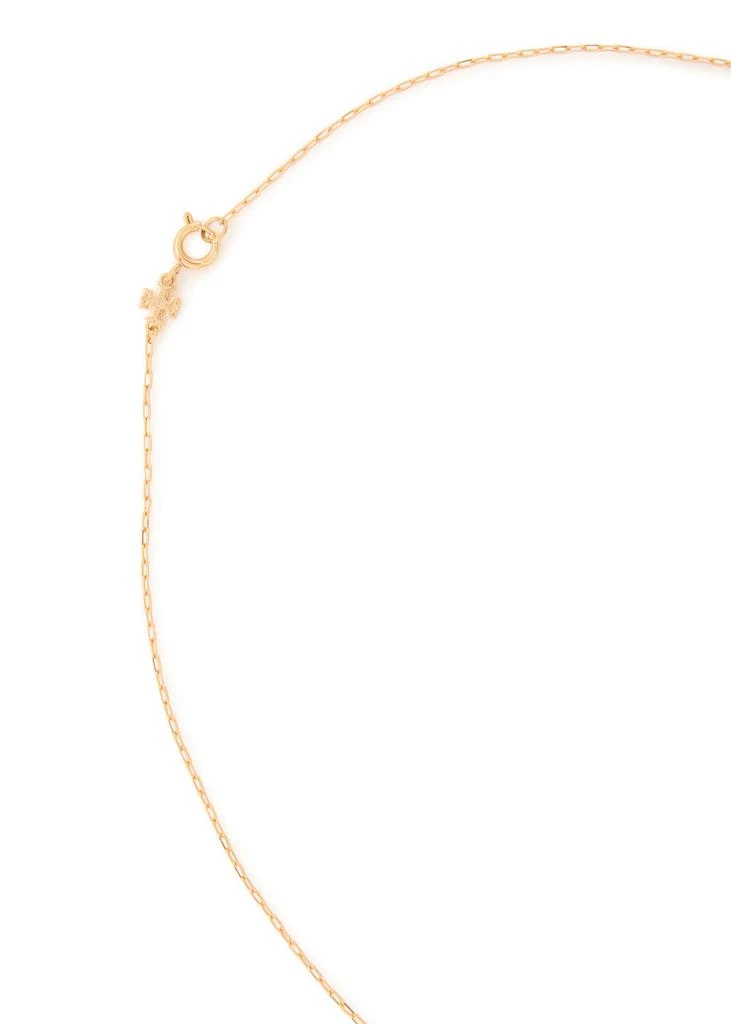Tory Burch Forget Me Not long 18kt gold-plated necklace 4
