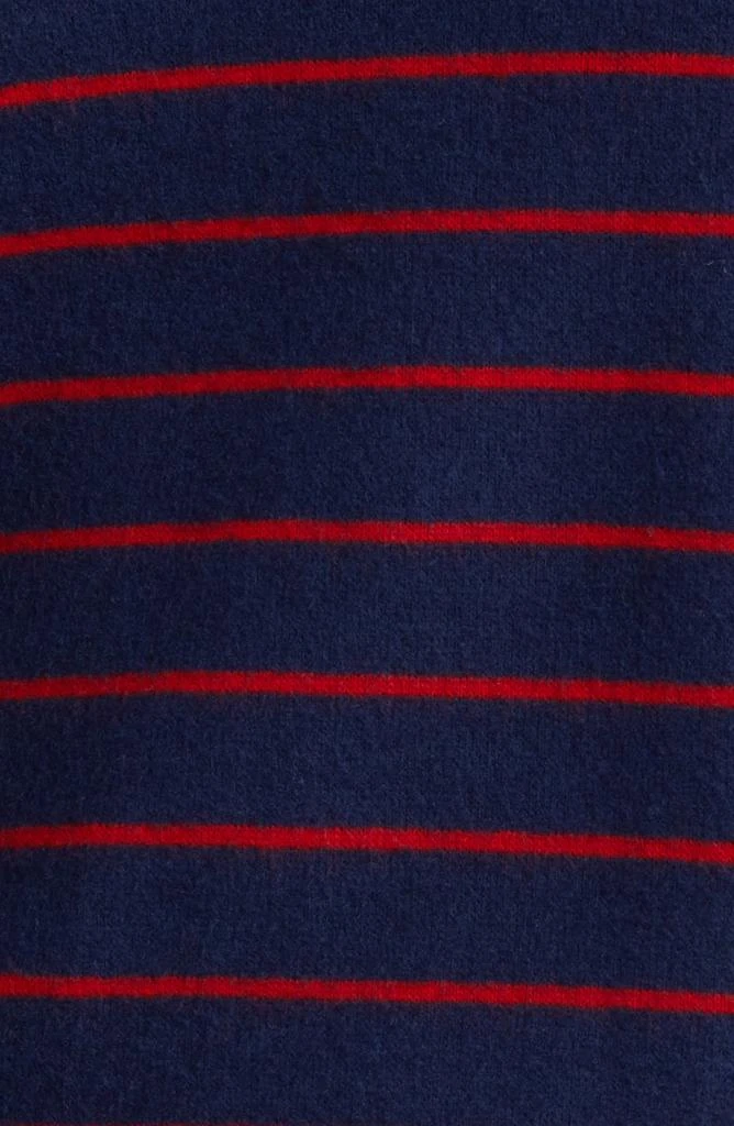 Caslon<sup>®</sup> Stripe Ruffle Shoulder Sweatshirt Top 6