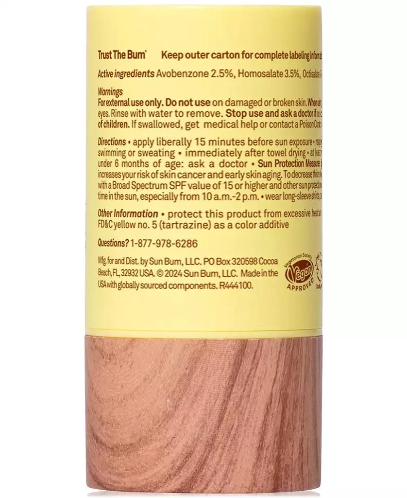 Sun Bum Face + Body Stick Sunscreen SPF 40, 0.7 oz. 6