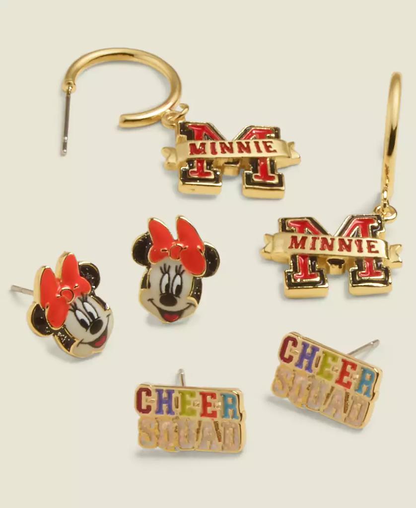 BAUBLEBAR Disney | Macy's Minnie Mouse Cheer Squad 3 Pair Earring Set, Created for Macy's
