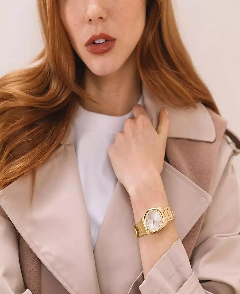 Movado Women's Bold Quest Swiss Quartz Ionic Plated Light Rose Gold Steel Watch, 28mm 4