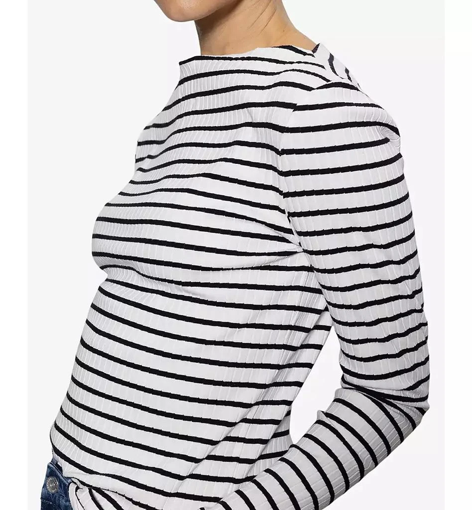Sanctuary Women's Striped Boat-Neck Long-Sleeve T-Shirt 3