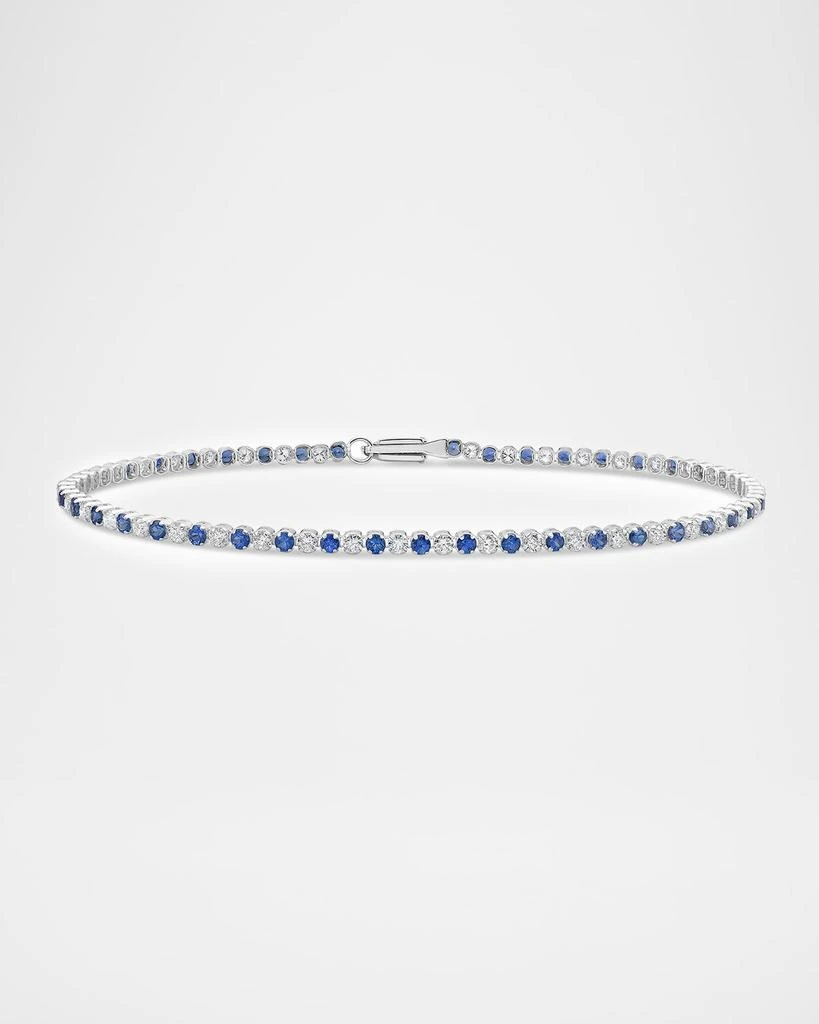 Neiman Marcus Diamonds 18K White Gold Ruby Bracelet