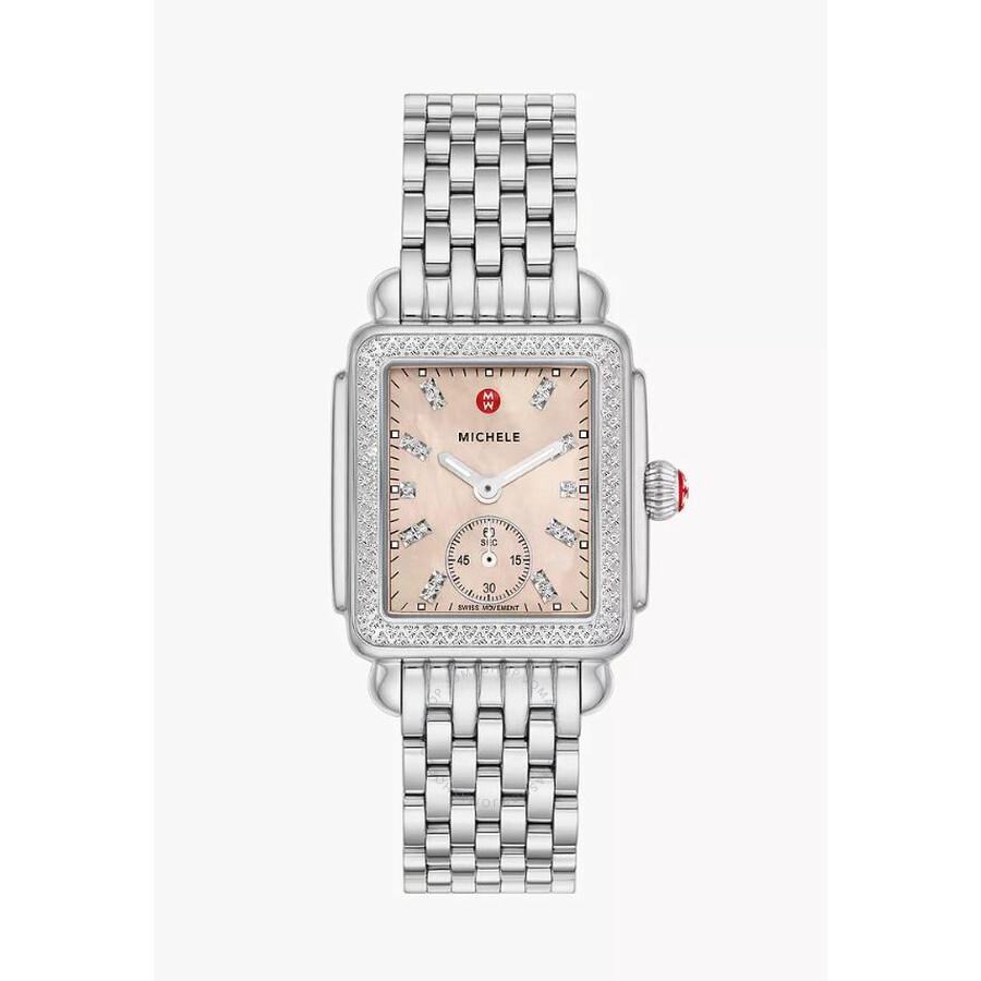 Michele Deco Mid Quartz Diamond Ladies Watch MWW06V000131