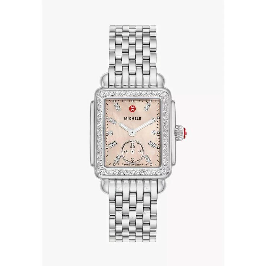 Michele Deco Mid Quartz Diamond Ladies Watch MWW06V000131 1