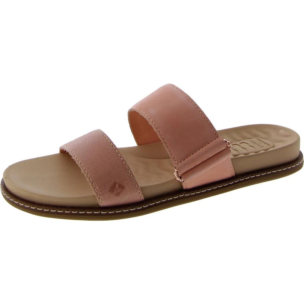 Shop Waveside Womens Leather Slip On Slide Sandals on Sale  display picture 3
