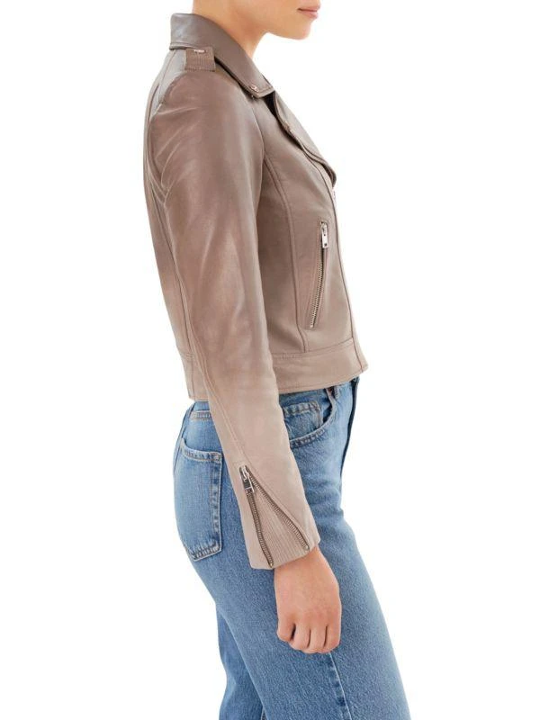 LaMarque Donna Lambskin Leather Biker Jacket 3