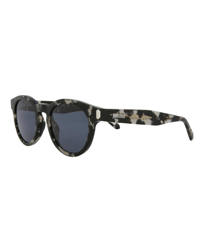 Just Cavalli Round-Frame Acetate Sunglasses