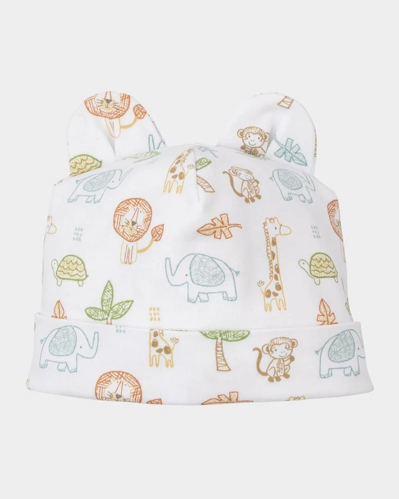 Kissy Kissy Boy's Jungle Adventure Convertible Gown & Hat Set, Size Newborn-S 3