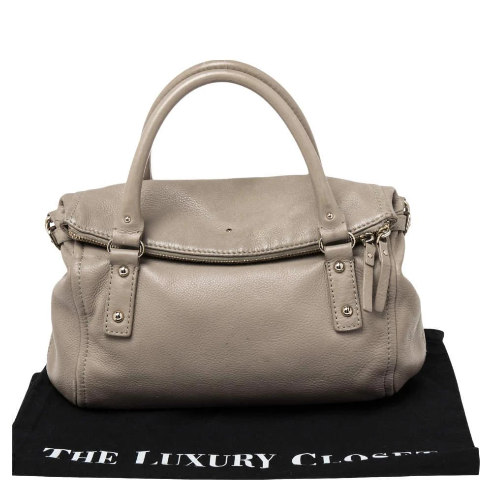 Kate Spade Kate Spade Beige Leather Cobble Hill Leslie Satchel 11
