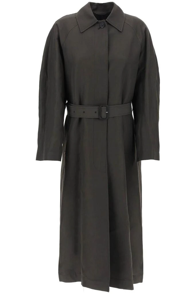 Totême lightweight linen blend coat 1