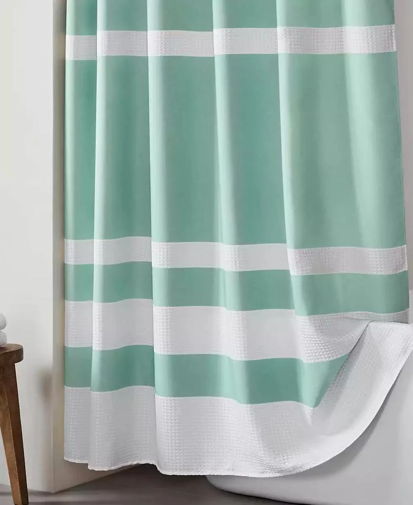 Madison Park Spa Waffle 3M-Scotchgard™ Shower Curtain, 72" x  84" 2