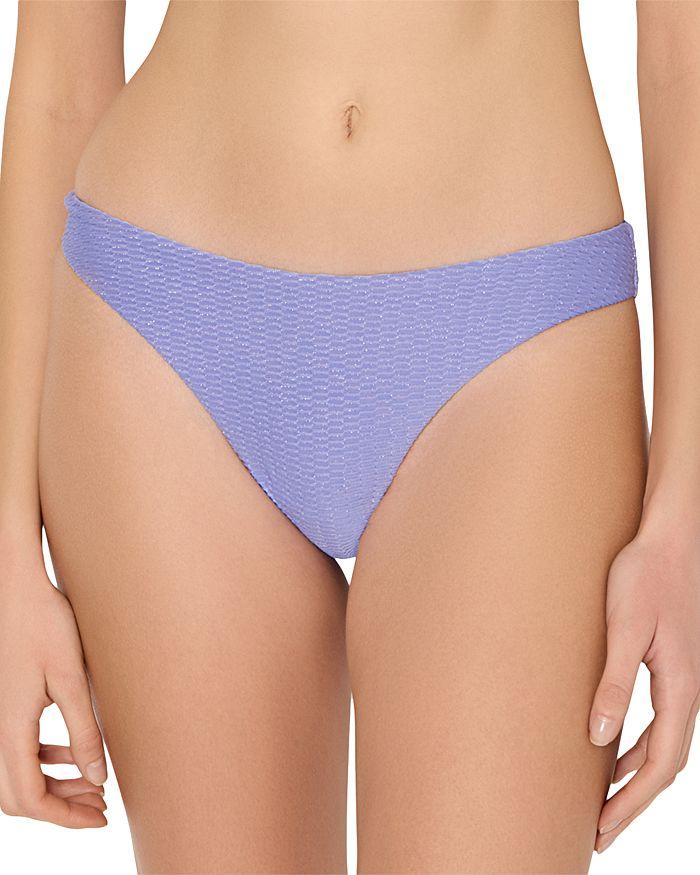 Milly Shimmer Texture Bikini Bottom