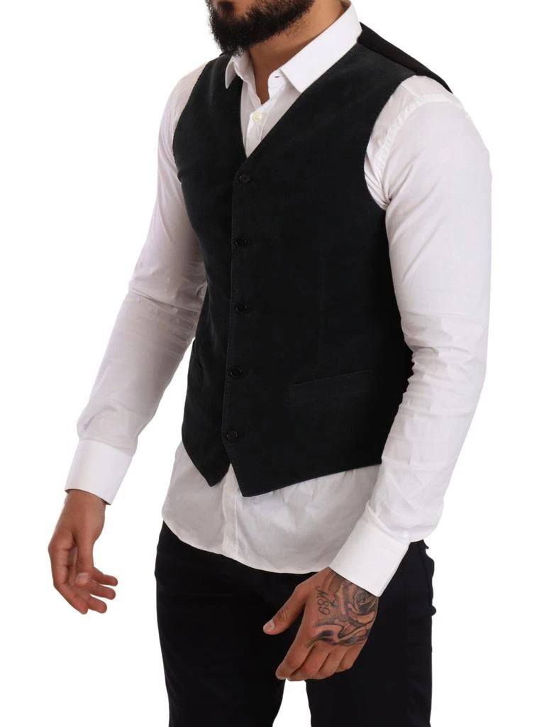 Dolce 
Gabbana Cotton Single Breasted Men
s Waistcoat 2