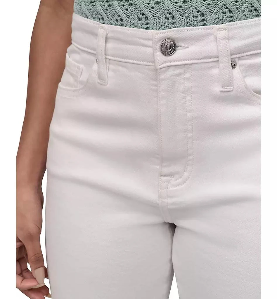DKNY Women's High-Rise Classic Straight-Leg Jeans 5