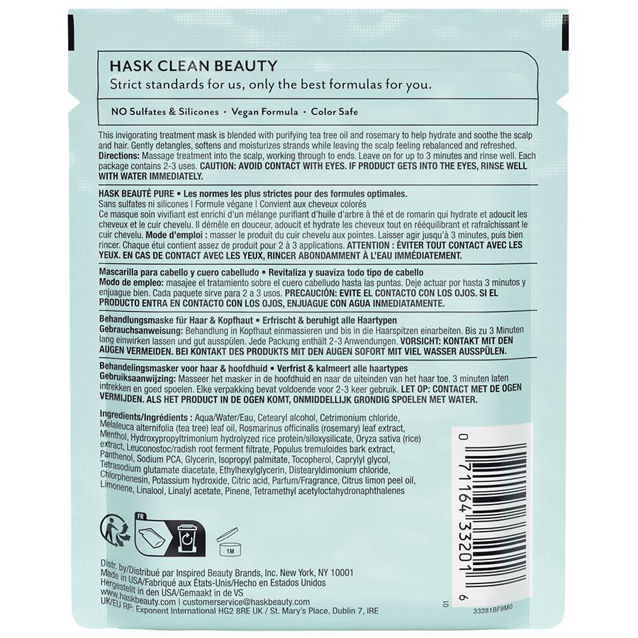 Hask Tea Tree Oil & Rosemary Hair & Scalp Treatment Mask