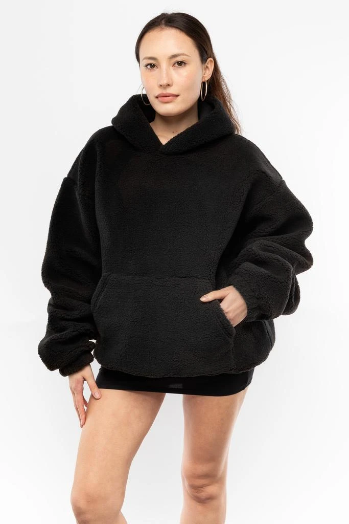 Los Angeles Apparel SHR4249 - Unisex Sherpa Pullover Hoody 1
