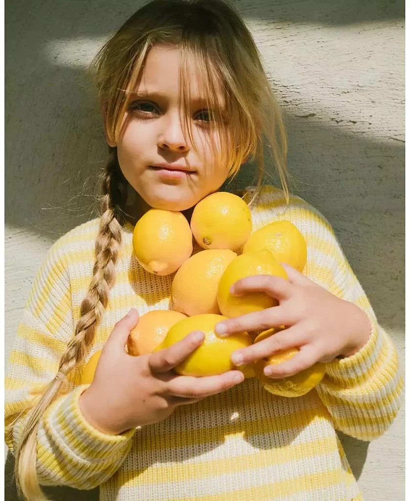 Deux par Deux Toddler Girls Striped Sweater - Toddler|Child 3