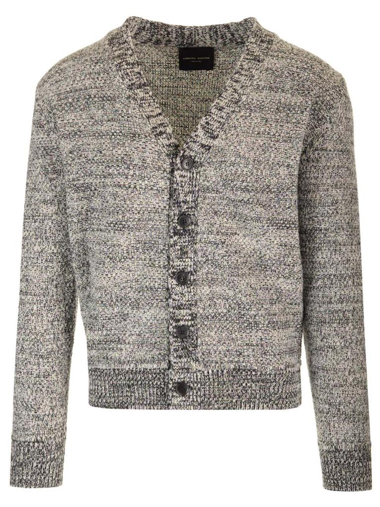 ROBERTO COLLINA Wool Cardigan
