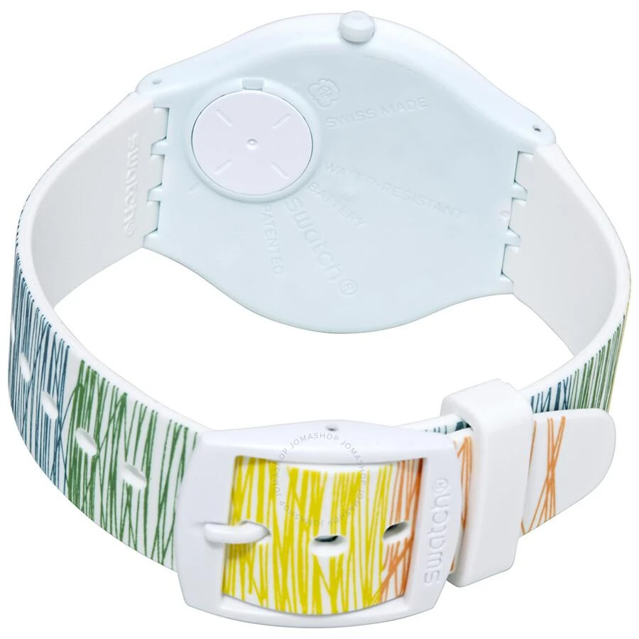 Swatch Skinesquisse White Dial Ladies Watch SVOW103 3