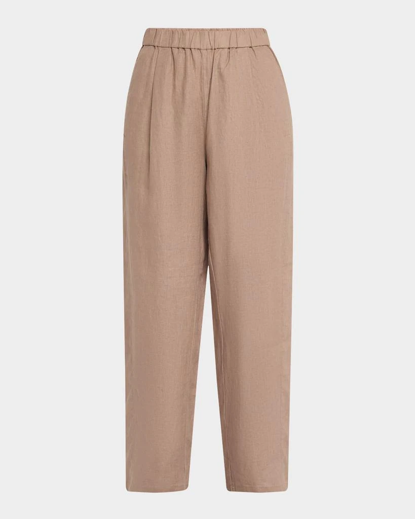 Eileen Fisher Cropped Organic Linen Lantern Pants 1