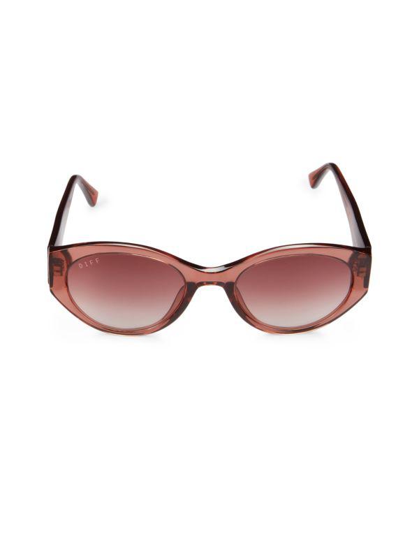 DIFF Eyewear Linnea 54MM Oval Sunglasses