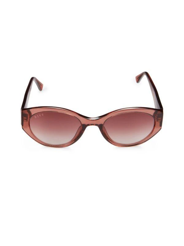 DIFF Eyewear Linnea 54MM Oval Sunglasses 1