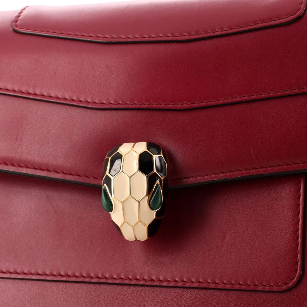 BVLGARI Serpenti Forever Shoulder Bag Leather Medium 6