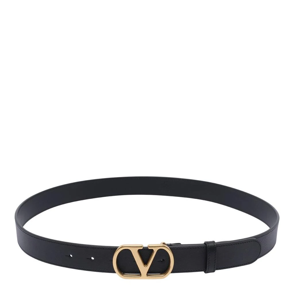 Valentino Valentino VLogo Signature Buckled Belt 1