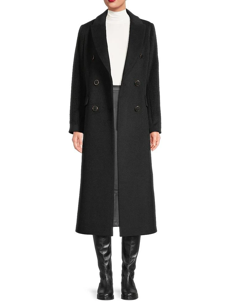 Milly Wool-Blend Double-Breasted Coat 2