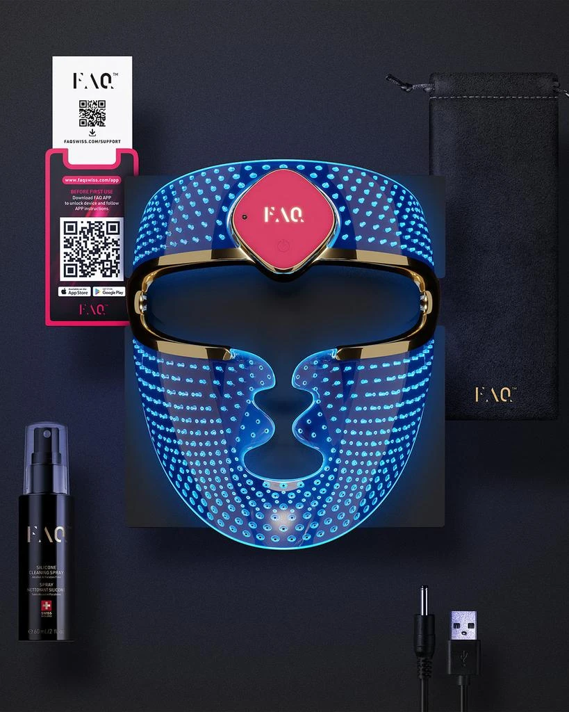 Foreo FAQ 201 Ultra-Lightweight Silicone RGB LED Face Mask 3