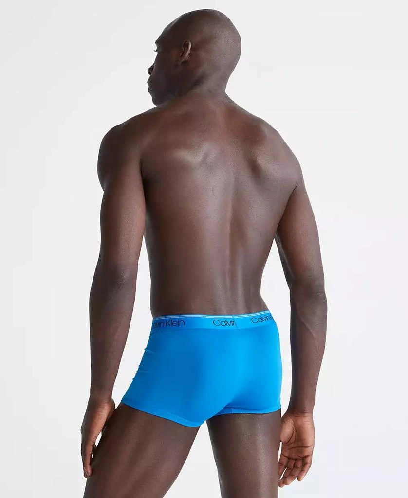 Calvin Klein Men's 3-Pack Microfiber Stretch Low-Rise Trunk Underwear 3