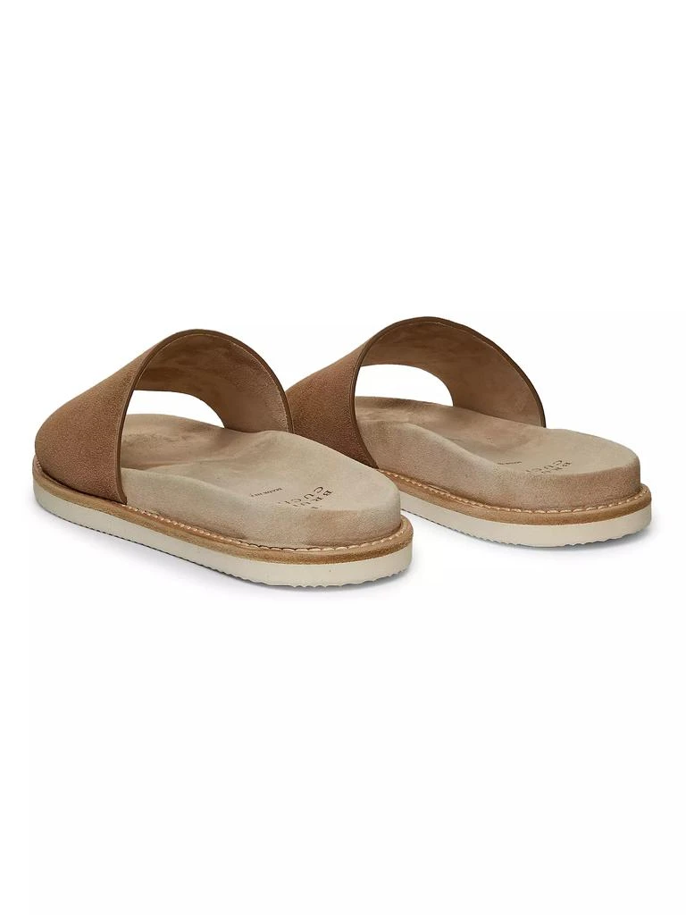 Brunello Cucinelli Suede Slide Sandals 3