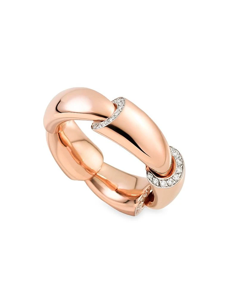 Vhernier Calla 18K Rose Gold 
0.28 TCW Diamond Ring 4