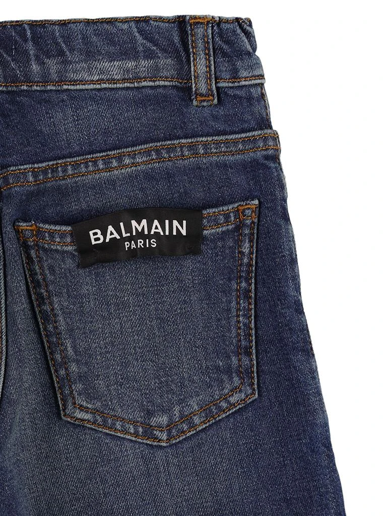 BALMAIN Organic Cotton Denim Jeans 3